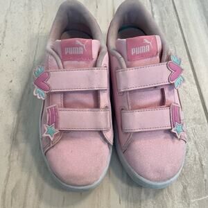 Puma pink athletic sneakers